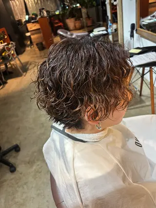 パーマ メンズ 平川 海夢のヘアスタイル