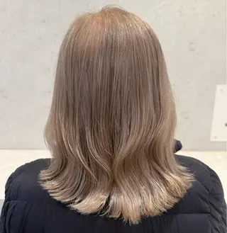 ミディアム カラー nex the salon所属・白髪率別白髪ぼかし /なおき/表参道のヘアスタイル