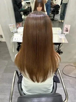 ロング カラー 崎園 佑真のヘアスタイル