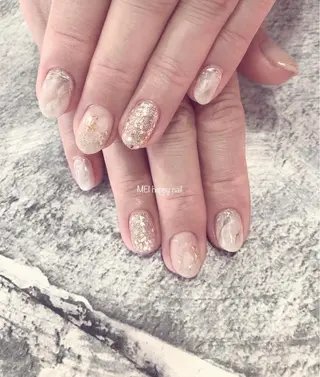 ネイル 北浦和 自爪育成ケアのネイルデザイン