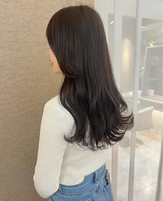 ロング カラー 透明感カラー🌿 藤沢Lina ななよのヘアスタイル