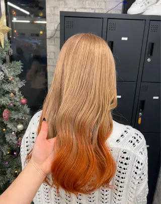 ロング カラー パーマ ヘアアレンジ メンズ キッズ 歩くパワースポット 🦋KAHOのヘアスタイル