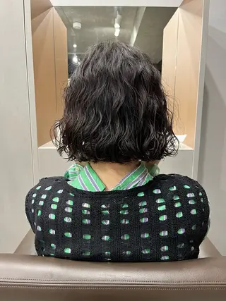 パーマ 似合わせショート/ パーマ‪/表参道のヘアスタイル