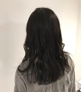 ロング 赤み消し韓国ヘア レイヤー縮毛🤍渡邉のヘアスタイル