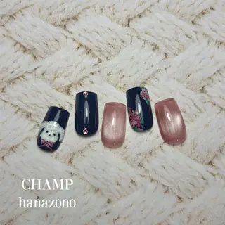 ネイル champ花園 青山優鈴のネイルデザイン