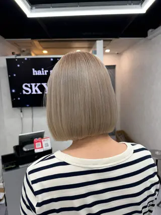 ショート カラー 🌈評価No.1🌈 艶髪カラー❌エクステのヘアスタイル