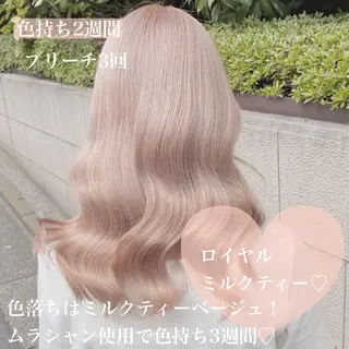 ロング カラー ヘアアレンジ メンズ キッズ マツエク・マツパ SALOWIN所属・ハイトーン美容師 MASATOのヘアスタイル