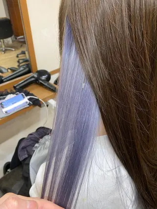 ロング カラー 國分 伸也のヘアスタイル