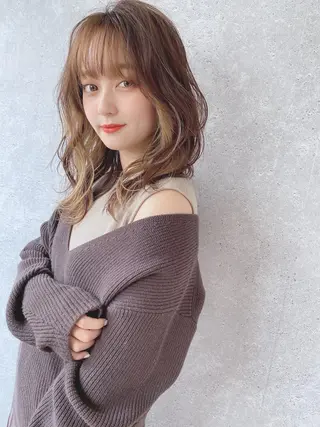 ロング カラー 個室サロンLOUIMADNA栄店所属・髪質改善美容師 個室サロン白金厚哉のヘアスタイル