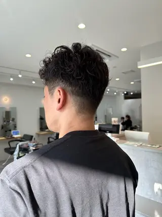 パーマ メンズ Agu hair noman マナのヘアスタイル