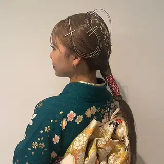 ヘアアレンジ RINA🦋 【韓国風/艶髪】のヘアスタイル
