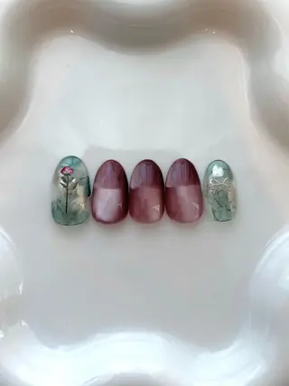 ネイル ちゅるんネイル🎀 Yuriのネイルデザイン