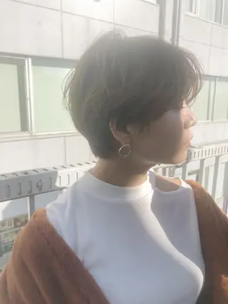 ミディアム カラー パーマ ヘアアレンジ メンズ キッズ ネイル マツエク・マツパ premier modelsのヘアスタイル