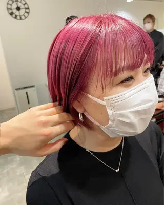 ショート カラー ボブ美容師 /馬場 翼のヘアスタイル