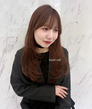 ロング Parve Mix/ 平 奈果🎀のヘアスタイル