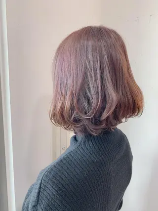 ショート カラー 白髪ぼかしハイライト 柳川拓哉のヘアスタイル