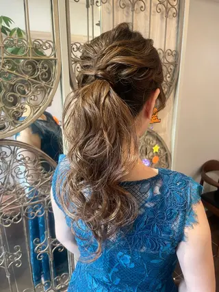 ヘアアレンジ ナカタ ユウナのヘアスタイル