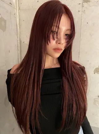 ロング カラー sano rikitoのヘアスタイル