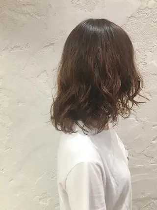セミロング パーマ 🌟アレンジが似合う カラー🌟Rumiのヘアスタイル
