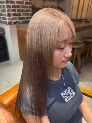 カラー ブリーチ/パーマ ♡MIYUU♡横浜のヘアスタイル