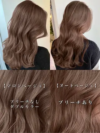 ロング カラー 顔まわりの神様✨ 透明感カラー藤嶋秀幸のヘアスタイル