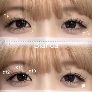 マツエク・マツパ ⟡.·Bianca アビコ 🎀のマツエク・マツパデザイン