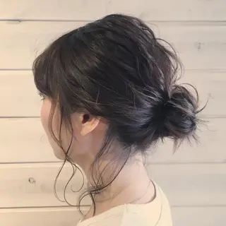 ミディアム ヘアアレンジ さかい なつみのヘアスタイル