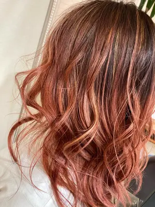 セミロング カラー 髪質改善/透明感 カラー/内藤有須加のヘアスタイル