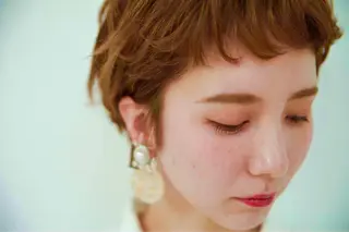 ショート しもかわ かほのヘアスタイル