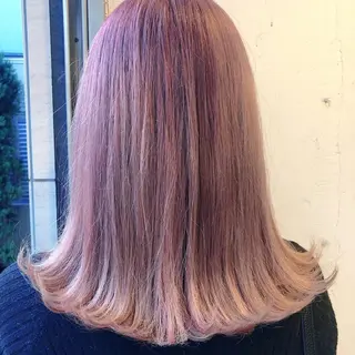 ミディアム カラー 💚 nao💚のヘアスタイル