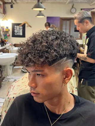 メンズ 天王寺/阿倍野 バーバー　もっくんのヘアスタイル