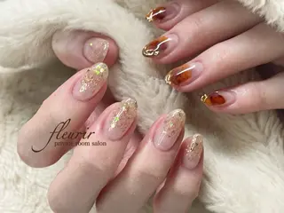 ネイル フルリール 【プライベートサロンのネイルデザイン