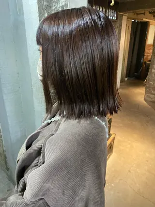 ミディアム カラー お任せヘア☘️☘️ 及川渚のヘアスタイル