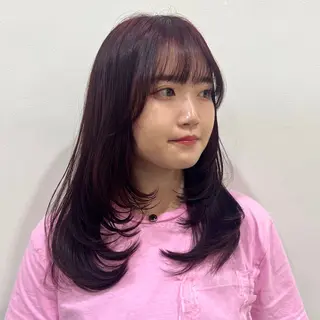 ロング カラー 🎀レイヤー/ カラー🐕‍🦺anのヘアスタイル