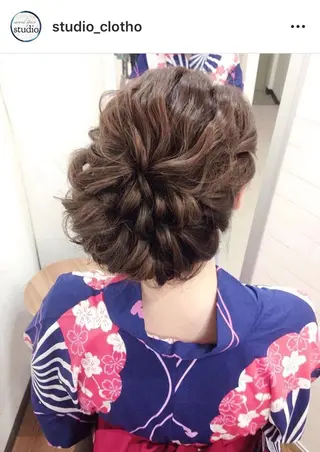 ヘアアレンジ 京都.祇園セットサロン:スタジオ ヒロ【Studio hiro】所属・ヒロ(hiro) •スタジオヒロのヘアスタイル