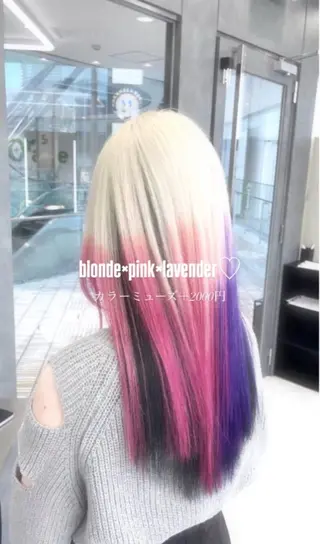 ロング カラー ミルクティー/透明感 カラー🎀YURIAのヘアスタイル