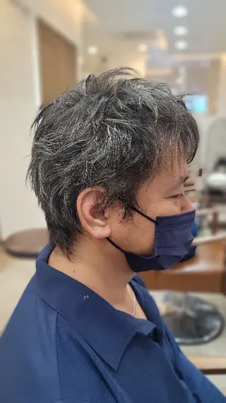 ショート メンズ Men's救世主 店長施術のヘアスタイル