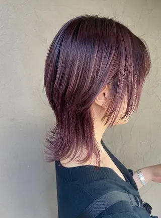 ミディアム カラー 🦉静かに過ごしたい 方、個室席🦉タナカのヘアスタイル