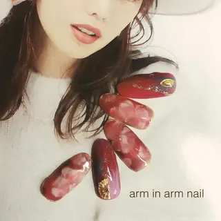 ネイル arm in arm ︎✿Yamamotoのマツエク・マツパデザイン