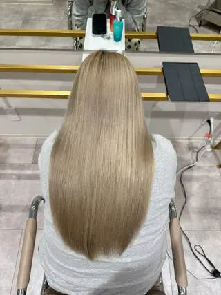 ロング i'sland所属・濵田 結月のヘアスタイル