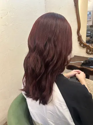 セミロング カラー 🫧🍋ダブルカラー 🍋mizuhoのヘアスタイル