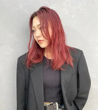 ロング ♡似合わせハイトーン ♡maiのヘアスタイル