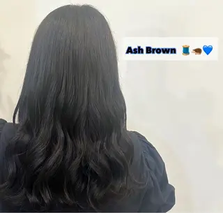 ロング 福井 優羽のヘアスタイル