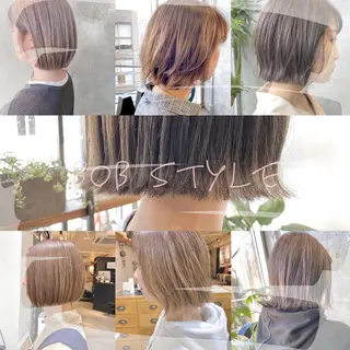 ミディアム カラー ヘアアレンジ tane.所属・【ダメージレス施術】 【透明感】北村 拓也のヘアスタイル