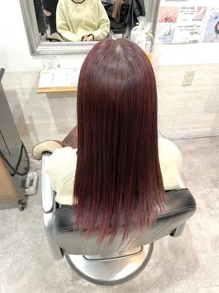 ロング カラー 堀川 希歩のヘアスタイル
