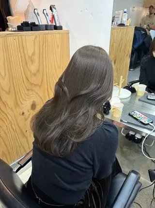 セミロング カラー 🪞♡韓国風スタイル MISATO🪞♡のヘアスタイル