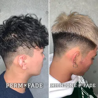 ショート メンズ 🌈艶ハイトーン🌈 心を込めます🤝涼介のヘアスタイル