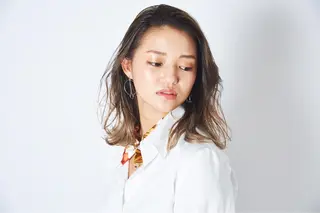 ミディアム カラー パーマ ヘアアレンジ メンズ キッズ ネイル マツエク・マツパ アティリー 西梅田のヘアスタイル