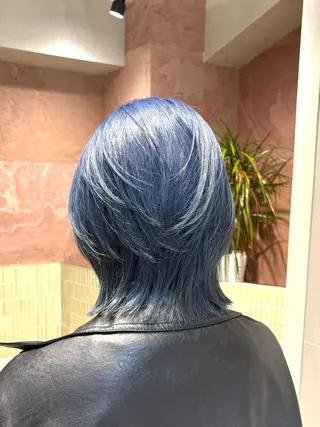 ミディアム 🩵縮毛矯正/ブリー チ/髪質改善/いつかのヘアスタイル