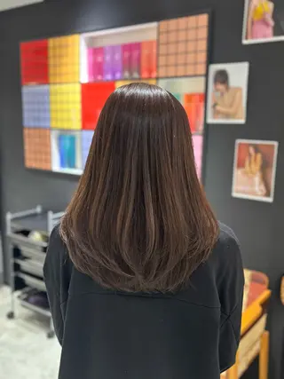 セミロング 菅原 佑月のヘアスタイル